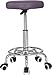 Massage Imperial® Rio Chrome Gas Lift Massage Stool Beauty Therapy Reiki Height Adjustable Salon Swivel Manicure Tattoo Stools Chair Portable Massage TABLE - Purple