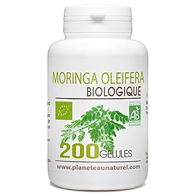 Planète au Naturel Moringa Oleifera Bio - 400mg - 200 gélules végétales
