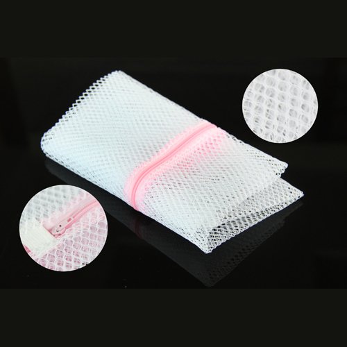 SODIAL (R) Waesche Maschennetz Waschtasche Kleidung BH Dessous sox Socken Unterwaesche 60x50cm - 3