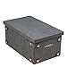 Produktbild Madura Montana Aufbewahrungsbox, Polyester, Polyester, Hellgrau, 33x19x15 cm