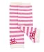 Baby Toddler Girl Leg Warmers Pack of 3 - COLOURFUL POLKA DOT STRIPED BEAR