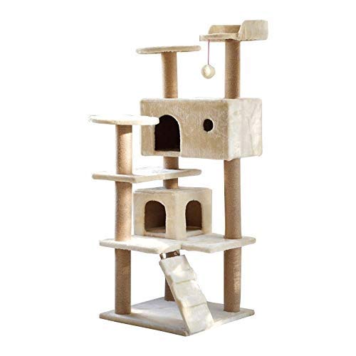 Preisvergleich Produktbild Ldlms Heimtierbedarf Katze kletternde Katzenstreukatze springende Plattformkieferkatzebaumsisalkatze, die Brettkatzenspielzeug-Katzeversorgungen verkratzt