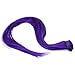 5 Pcs Colored Clip-on In Hair Extensions Straight Wigs Hairpieces 23.6 Inch Long - Blue Violet