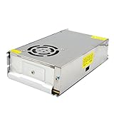  RPS 12V 30A 360W Fuente Alimentación CON VENTILADOR, Transformador de Voltaje para la Tira de LED, Motores, Camaras de Vigilancia, etc