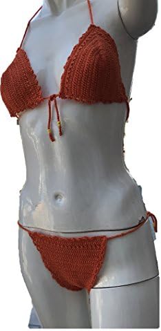 Orange bikini swimsuit