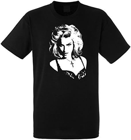 MADONNA ON MENS T-SHIRTS (LARGE)