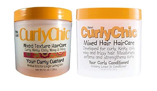 Curly Chic Texture Hair Care Your Curls Set Lv In Cond Custard