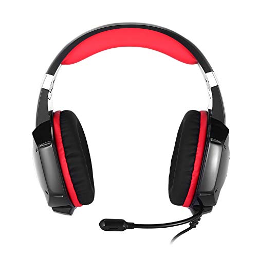 Preisvergleich Produktbild Mouchao 3,5-mm-Gaming-Kopfhörer-Stirnband mit Mikrofon-Stereo-Bass
