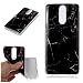 Produktbild Misteem Hülle für One Plus 6 Kreativ Farbe Marble - Flexible Silikon Gel Muster Marmor Backcover Etui Helle Case Schutzhülle für One Plus 6 [Schwarz]
