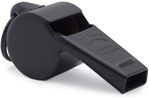 ACME Silbato Thunderer No. 58,5 en elegante negro mate | Silbato de árbitro y deportivo