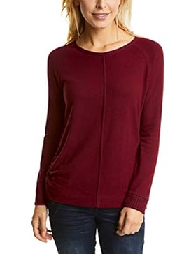 CECIL Damen Sweatshirt New Basic Whith Side Gathering