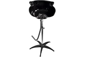 Friseur Waschbecken Mobiles Schwarz BIO-TIFF