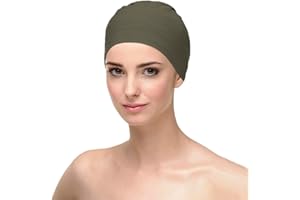 CAREBELL Gorro Oncológico para Dormir - Modelo Natalia en Varios Tonos, Tejido de Algodón, específico para Quimioterapia y Alopecia