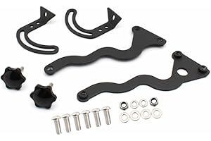 Dreamseek Adjustable Reinforcement Windshield Stabilizer Compatible with BMW R1200GS LC ADV 2014 2015 2016 2017 2018 2019 R1250GS ADV 2019 2020 2021 2022 Motorcycle Windscreen Mounting Bracket Support