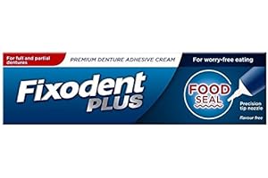 Fixodent Plus Denture Adhesive Cream Food Seal, 35ml