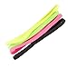 Mytoptrendz® Set Of Four Bright Multi Colour Thin Hair Band Headbands/ Long Stretchy Elastic Hair Band For Boys And Girls (3 neon 1 black)