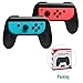 Produktbild Walfront Nintendo Switch Grip Joy-Con Controller Kabelloser Verschleißfester Comfort Game Controller Griffsatz(Schwarz)