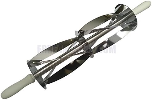 Roller Size Croissants Professional 18 x 14 (H) cm to Two Ranks in Stainless Steel