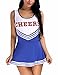 Price comparison product image iiniim Women’s Musical Cheerleader Costume Football Sport Fancy Dress Outfit Uniform Blue Large