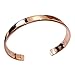 Produktbild BEWISH Kupfer magnetische Armreif Starken Magneten Armband Schmerzlinderung Armspange gegen Arthritis Gesundheit Armband Therapie Armbänder Elektrolytenkupfer Armreif Gold Rosa