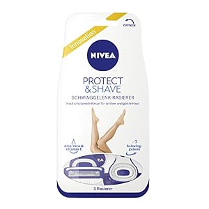 Nivea Protect & Shave Premium Disposable Razor (1x Pack of 3) - Image 2