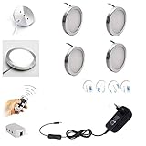 @ PREMIUM ZUBEHÖR: Jedes LED Unterbauleuchte Set hat ein 72.9 Zoll langes Kabel, der 6-in-1-Splitter erleichtert das Anschließen aller 4 Schrankleuchten und das parallele Herstellen von Unterbeleuchtung.