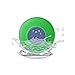 Jilatop Water Proof Bluetooth Shower Speaker With Mic Wireless Stereo Shower Speakers Portable Waterproof Bluetooth Wireless Stereo Shower Speakers, - Best for Bath, Pool, Car, Beach, Indoor/Outdoor Use - GREEN RS.349.00