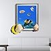 Produktbild Wandtattoos WandbilderWandsticker 3D (Sea World) Wandsticker Wallpaper Schlafzimmer Wohnzimmer TV Sofa Hintergrund HD selbstklebend Sticker No Retention Gel (58 * 62.8)