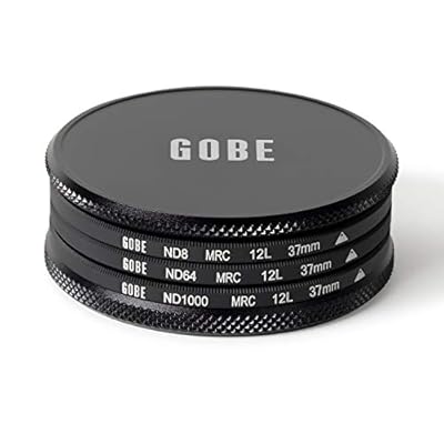 Gobe 37mm ND8  ND64  ND1000 Lens Filter Kit  1Peak 