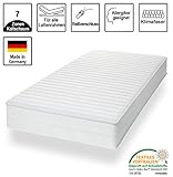 kaltschaummatratze 90x200 günstig optimaler Liegekomfort - hohe Punktelastizität - sehr gute Hygiene - bis 60° C waschbar - Memoryelastisch - Schadstoffrei - Antiallergisch - Langlebig - Öko Siegel - In vielen weiteren Größen erhältlich: 140 x200 I 80x200 cm I 90x190 cm I 90x200 cm I 100x200 cm I 120x200 cm I 140x200 cm I 160x200 cm I 180x200 cm