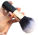 Synthetische Borsten höchster Qualität für ein perfektes und gleichmäßiges Auftragen, Verblenden und Schattieren von pudrigen, cremigen und flüssigen Produkten Rouge, Concealer, Foundation, Puder, Highlighter