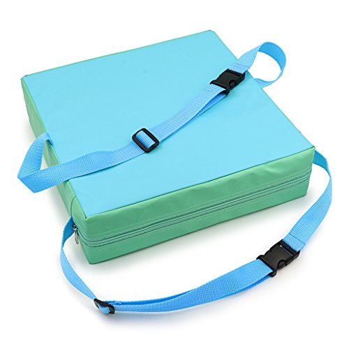 Sumnacon Coussin Rehaussement pour Enfant Siège, l'épaisseur de Coussin Mousse -- 8cm (Vert+Bleu)
