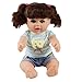 Produktbild JHMY Silikonpuppe Baby Waschbar Puppe Puppe Simulation Baby Maskottchen Kunststoff Kinderspielzeug,Green