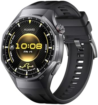HUAWEI WATCH GT 6 Pro GPS 46mm Smartwatch, Display AMOLED da 1,47 pollici, Fino a 21 giorni, Ciclismo di Livello Pro, Oltre 100 Modalità Sportive, iOS e Android, Analisi ECG, Funzione NFC, Nero