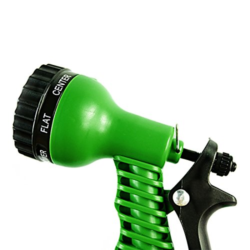 [pro.tec] Gartenschlauch / Wasserschlauch grün 30m flexibel dehnbar – Flexi-Wonder 3/4 Zoll Sprüh-Schlauch praktisch für Haus & Garten – Zauberschlauch zur Gartenbewässerung, Rasenbewässerung - 4
