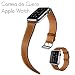 Produktbild Lederarmband für Apple Watch Serie 4/3/2/1 Elegantes Armband für iWatch