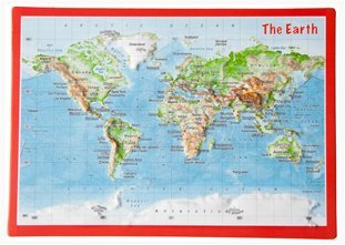 Download Reliefpostkarte Welt Download Reliefpostkarte Welt