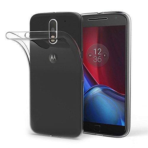 Moto G4/Plus Hülle Case Elekin Transparent TPU Case Crystal Clear Handyhülle Schutzhülle für Moto G4/Plus