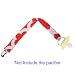 Dummy Clips, Universal Infant Pacifier Holder Set - Drop Resistant Leash Set with Clips for Baby Drool Bibs Teething Ring Toys, Toddler Blankets, 3 Pack (Color Set 1)