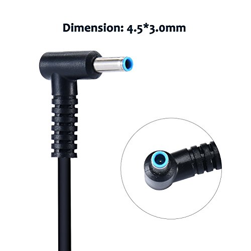 New Pow 65W 19,5V 3,33A Notebook Laptop Netzteil Ladegerät Adapter für HP ProBook G3 and HP Probook G4 Series: 430 440 450 455 470 G3 G4;HP Spectre 15 x360 13 Ultrabook X2: 13-4001dx 13-4002dx 13-4003dx 13-4005dx 13-4100dx 13-4101dx 13-4102dx 13-4103dx 13t-3000 13t-h200 15-ap012dx;HP EliteBook Folio 1040 G1, EliteBook Folio1020 G1 G2;hromebook 14, 11 G3 G4: 14-x010nr 14-x010wm 14-x013dx 14-x015wm 14-x030nr 14-x040nr 11-2110nr 11-2210nr Laptop Ladegerät Stecker 4,5*3,0mm (EU-Kabel enthalten) - 2