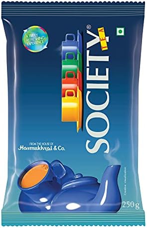 Society Leaf Tea — 100% Pure Assam CTC, Strong & Rich Chai Patti, The Original Blue Pack From Hasmukhrai & Co. Since 1924 | 2