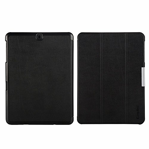 EasyAcc Samsung Galaxy Tab S2 9.7 Hülle Case Tasche mit Standfunktion Auto Wake up Sleep PU Leder hüllen für Samsung Galaxy Tab S2 9.7 (9.7 Wi-Fi SM-T810 / LTE SM-T815) Smart Cover mit Auto Sleep Wake up / Standfunktion (Schwarz, Kunstleder, Ultra dünn) - 7