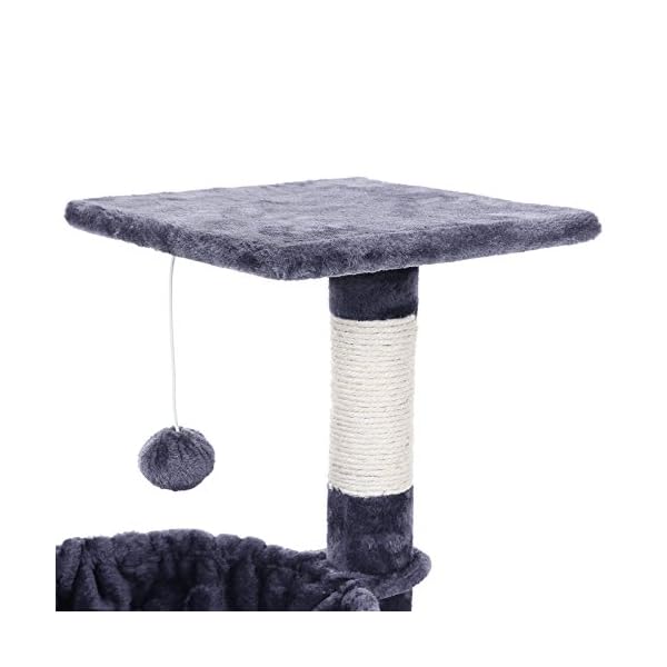 Songmics Arbre A Chat Grande Capacite Griffoir Niches Colonnes Renforcees Pctg Roman La Veille Du Net