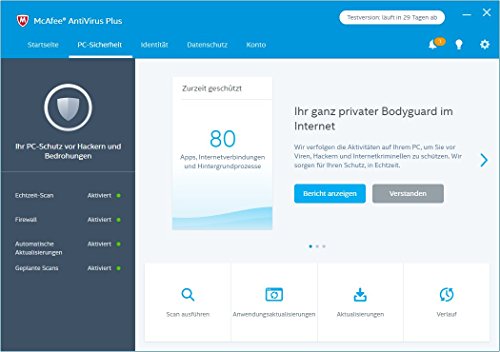 McAfee AntiVirus Plus 2018 10usuario s  Base license - Seguridad y antivirus  10  Base license 