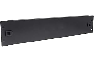 Techly Professional 362374 Pannello Cieco Toolless a Clip per Armadi Rack 19" 2U Nero Nero