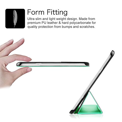 Fintie Samsung Galaxy Tab E 9.6 Hülle Case – Ultra Schlank Superleicht Ständer Smart Shell Cover Schutzhülle Etui Tasche für Samsung Galaxy Tab E T560N / T561N 24,3 cm (9,6 Zoll) Tablet-PC, Mint Grün - 5