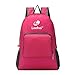 Produktbild Leefrei Ultra-light nylon wasserdichter faltbarer Rucksack leichter Trekkingrucksack Wanderrucksack Daypack Backpacks Freizeitrucksack … (Rot)