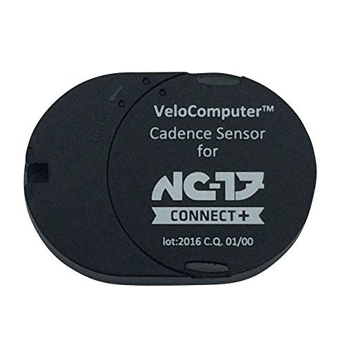 NC-17 Velocomputer VC#5.1 | Fahrrad Dualband Sensor | Trittfrequenz-Sensor oder Geschwindigkeits-Sensor kompatibel zu Ant+, Bluetooth, Radcomputer, IOS iPhone und Android Smartphones | Wasserdicht Ipx8, einfache Montage, Schwarz, One Size - 2