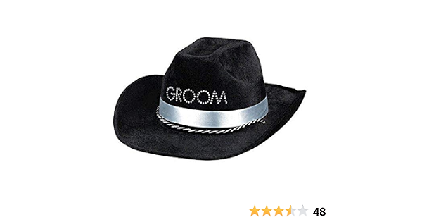 Avant Garde Groom to Be Cowboy Hat 