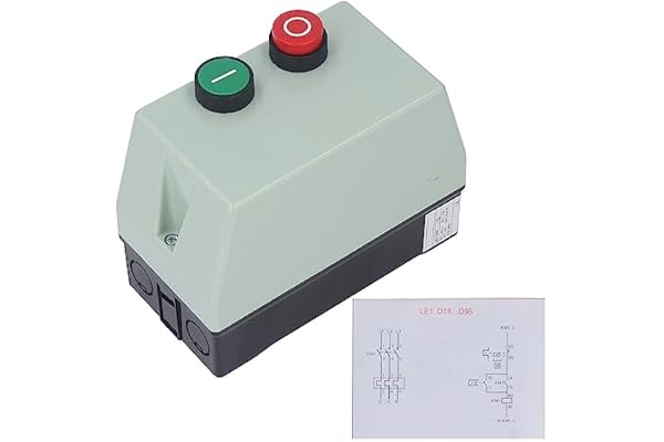 Elektrisk motorstartare magnetisk motorstartströmbrytare enfas motorstart 220 230 V 3-fas 380 400 V